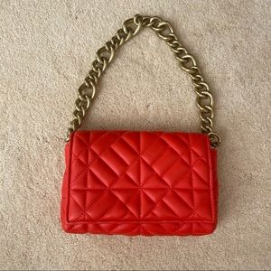 Zara Coral Purse NWOT